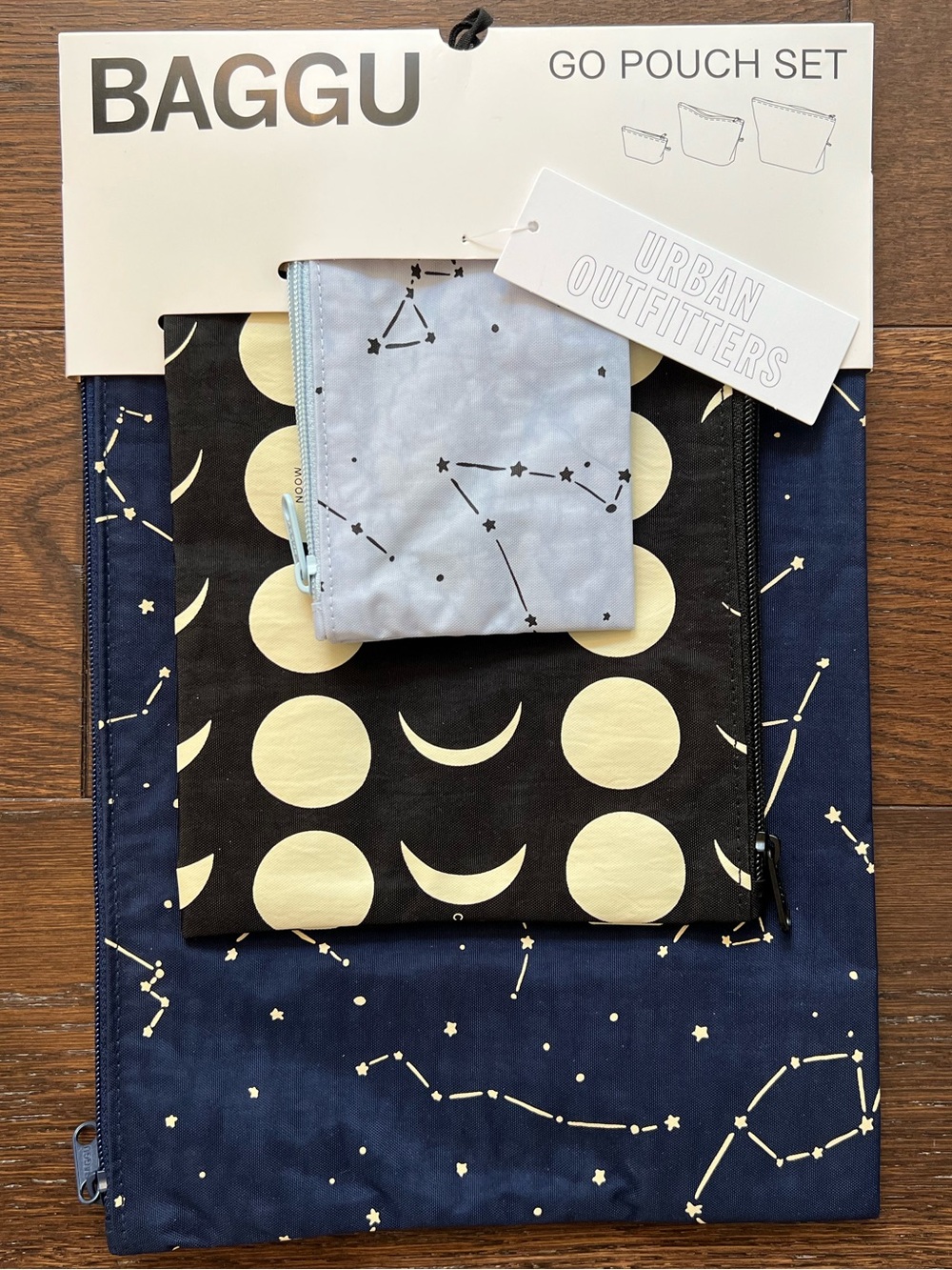 Baggu Go Pouch Set - Night Sky